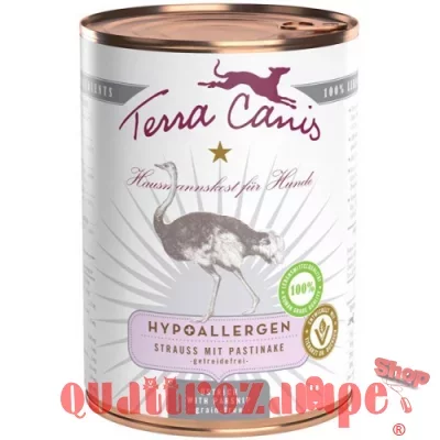 Terra Canis Ipoallergenico Struzzo Con Pastinaca 400 Gr Umido Cane