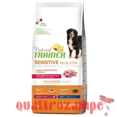 Natural Trainer Sensitive Plus Adult Medium Maxi con Coniglio 3 kg Per Cani