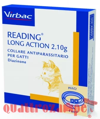 Virbac Reading Long Action 2,10g Collare Antiparassitario Per Gatti